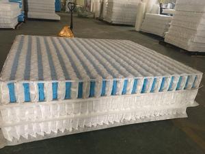 High Carbon Steel Wire Mattress Pocket Spring Unit With Non Woven Fabric Cover