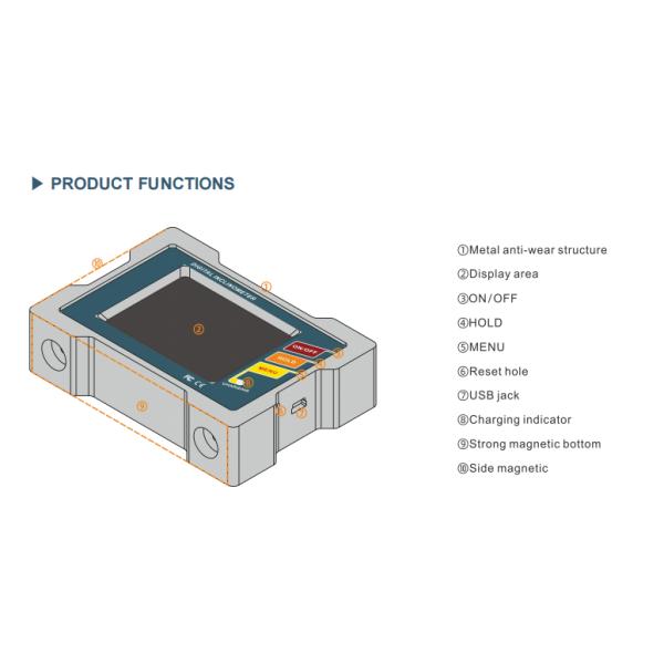 DMI820 Auto Angle High Accuracy Digital Inclinometer Data Store Industry Grade