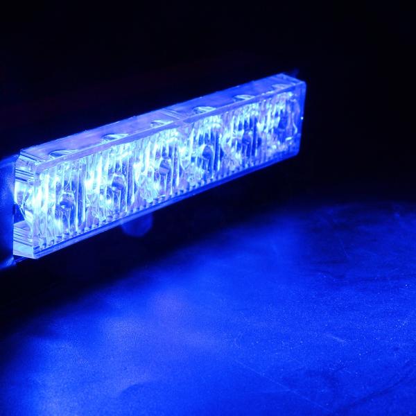 Police DRL 24V 960lm LED Strobe Warning Lights Hazard Flashing