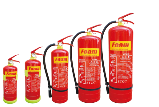 0.5kg - 12kg DCP Portable Fire Extinguishers Brass Valve With Accessories