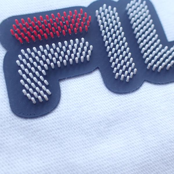 Custom shaped rubber labels