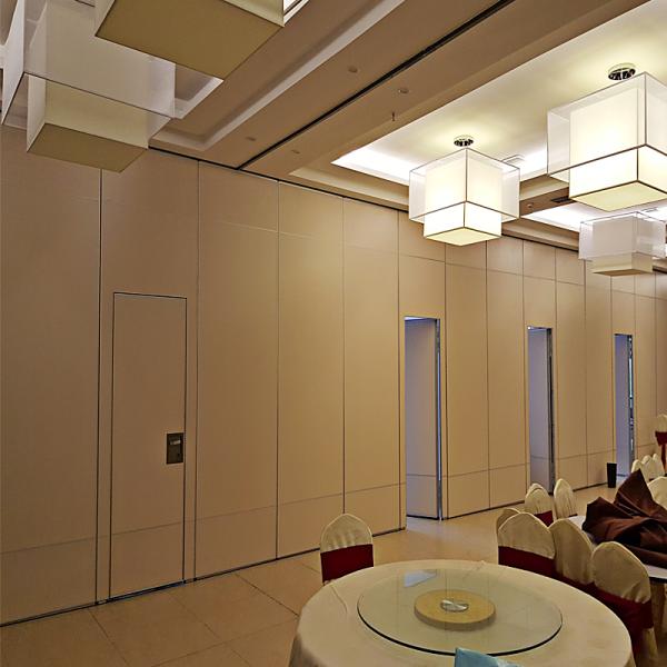 Manual Mobile Customized Operable Partition Walls For Function Room