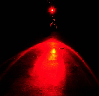 ABS IPX4 Road Bike Light Shakeproof Rechargeable USB