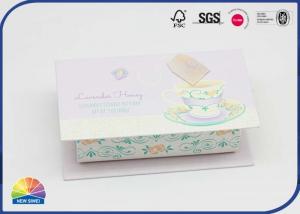 Quality 1200gsm Cardboard Tea Gift Box Hinged Lid Gift Box With CMYK Printing for sale