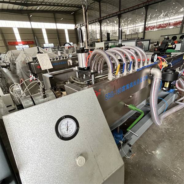 Fully Automatic Spiral Pipe Extrusion Line High Capacity PVC Hose Extruder