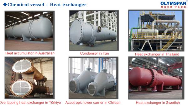 CE Chemical Pressure Vessels 30m3 50m3 Carbon Steel Oxygen Storage Tank