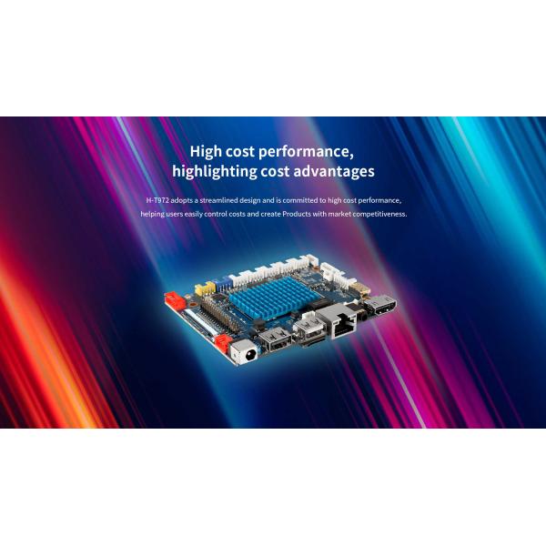 H-T972 Smart HMI Mainboard Standard 16GB EMMC Standard 51Pin 4K LCD screen cableVGA interface