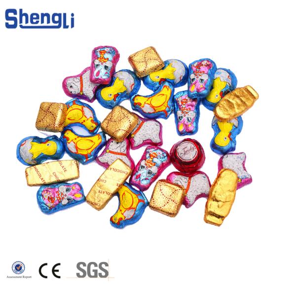 High-Accuracy Automatic Chocolate Foil Wrapping Machine for Confectionery