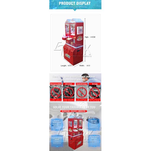 Mini Double Small Toy Gift Vending Crane Game Machine 12 Month Warranty