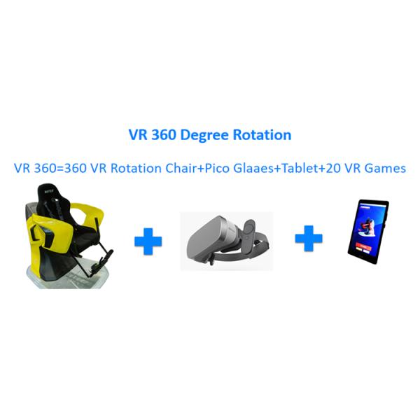 Roller Coaster 9D VR Cinema 360 Degree Rotation Chair Customize Logo