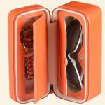 Best Selling custom made leather Promotional Sunglass Case