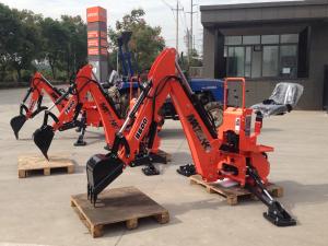 Quality Full bucket size Backhoe with 3 point linkage,Italy hydro main control valve to offer smooth and outstanding performance for sale
