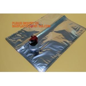 Aseptic foiled packaging bag in box for wine/juice/carbonated beverage,3L