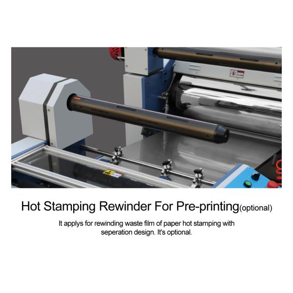 Large Size BOPP Film Lamination Machine Easy Operation Touch Screen Control
