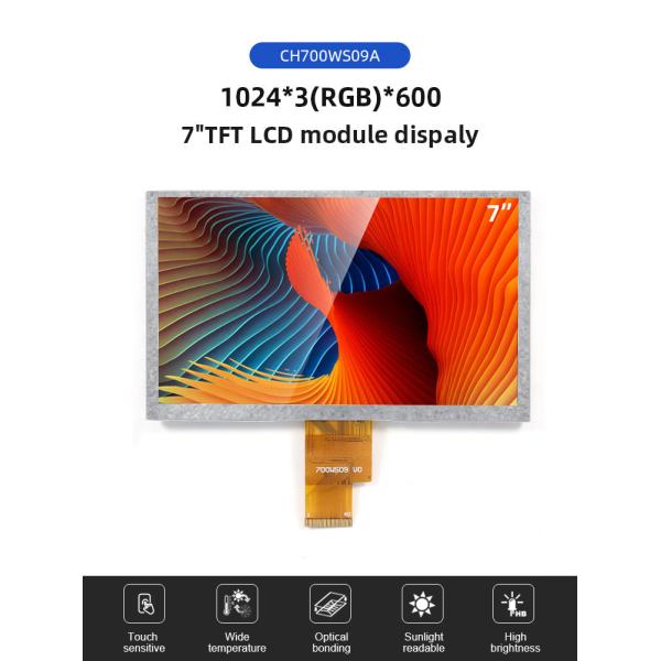 OEM 7 Inch 4 Lane MIPI IPS LCD Display For Medical Equipment