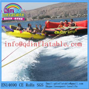 China Crazy Inflatable Boats pour Water Ski Sports inflatable UFO/inflatable water towable on sale