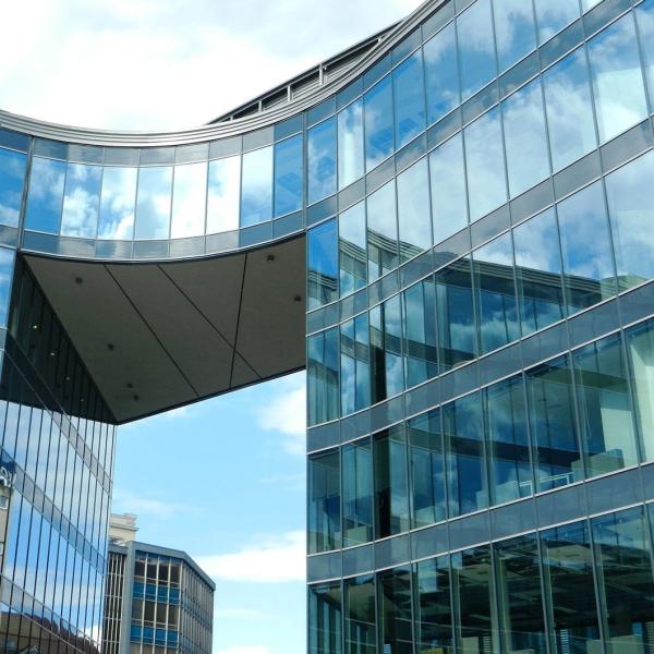 Aluminum Alloy Unitized Glass Curtain Wall System Waterproof Exterior Structural Window Wall Curtains