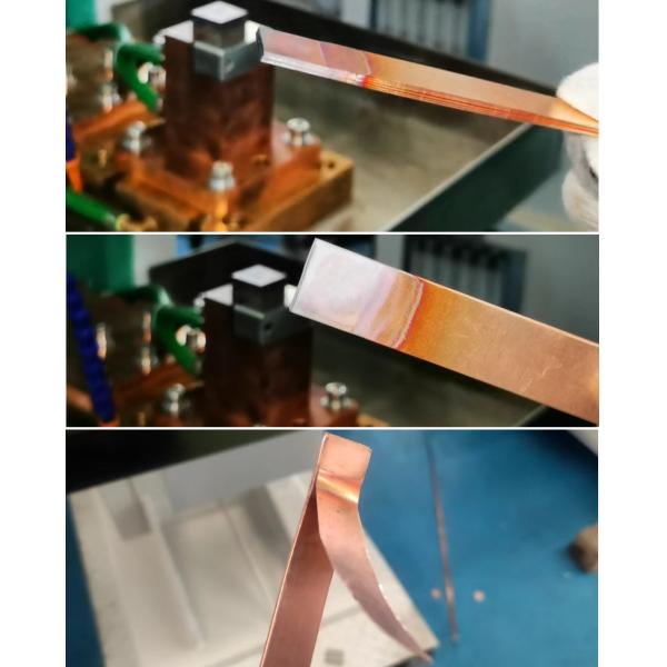 Copper Strips Resistance Gas Hydraulic Copper Busbar Diffusion Welding Machine