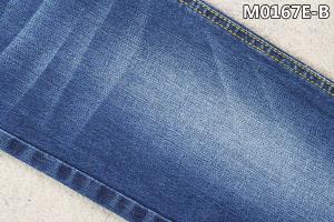 China Rope Dye Super Dark Blue Denim Fabric Dual Core Slub Jeans Material on sale