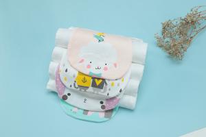 Quality Unisex Cotton Baby Feeding Apron Cotton Bibs For Newborns for sale