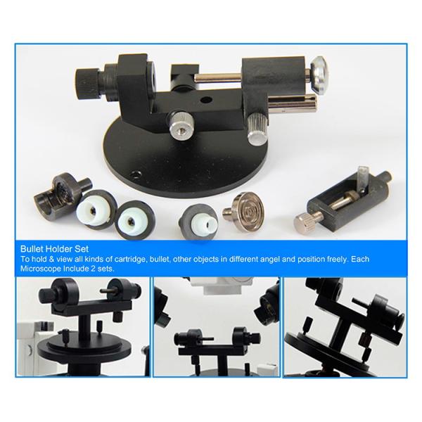 OPTO-EDU 3.2x - 192x Binocular Forensic Comparison Microscope with LED Illumination for Student and School Applications