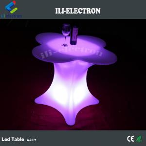 Quality Portable Plastic LED Cocktail Table Light For Outdoor Events for sale