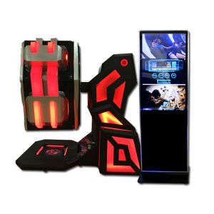 Iron And Fiberglass Virtual Reality Simulator , 360 Kingkong Coin Operated 9D