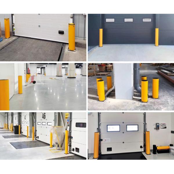 B06: Anti-Collision Guardrails Safety Post Warehouse Safety Bollard Traffic Guardrails