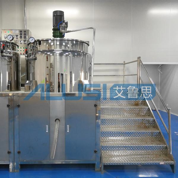 Buy Stainless Steel Mixing Tank Shampoo Lotion Liquid Detergent Making Machine at wholesale prices