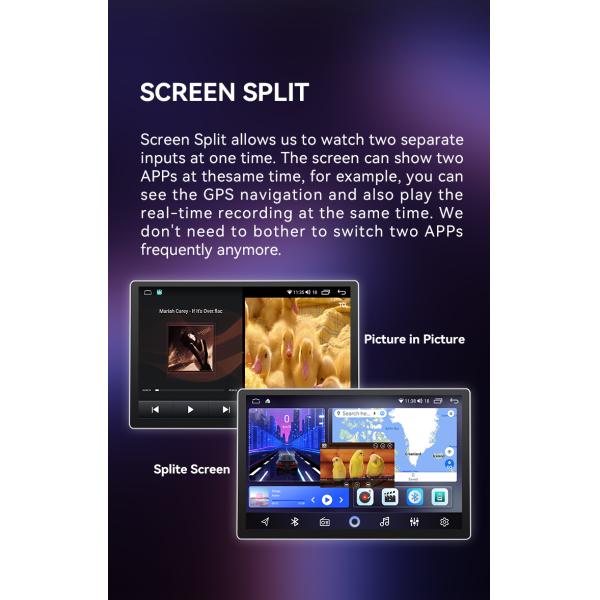 Android 12 Universal Car Player Double Din 13.3 Inch Touch Screen Car Radio