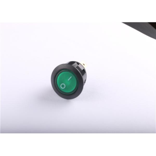 Radiator Heater Miniature Round Rocker Switch 3 Way Customized Color