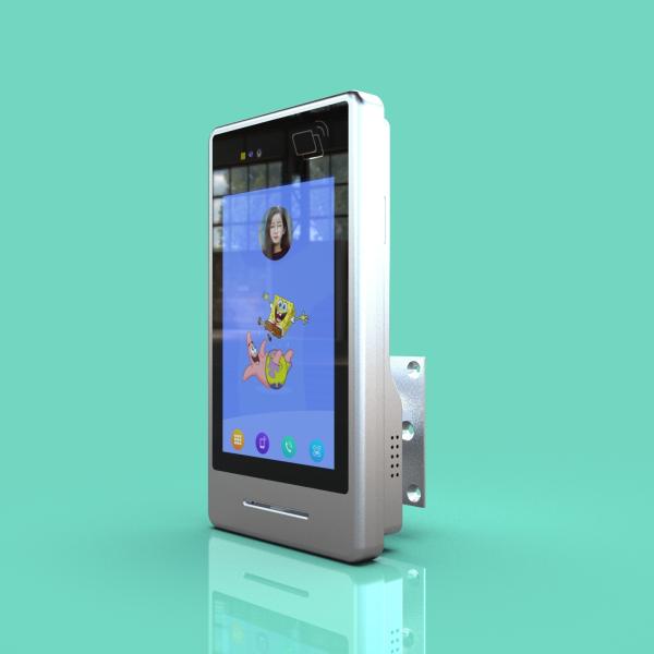 JP171 Vertical Monocular Biometric Face Scanner 7-inch with Card Swipe Function for Attendance Clocking Android 11 System