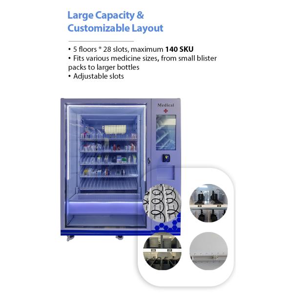Convenient Secure Pharmacy Vending Machine For Workplaces And Residential Communities