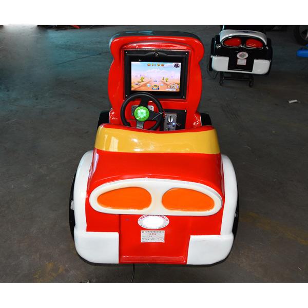 Arcade Car Kiddie Ride , Coin Operated Car Ride W80*D124*H128CM For Kids