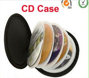 Quality Round 12pages or 24sleeves neoprene CD case with strap print, for Japan market for sale