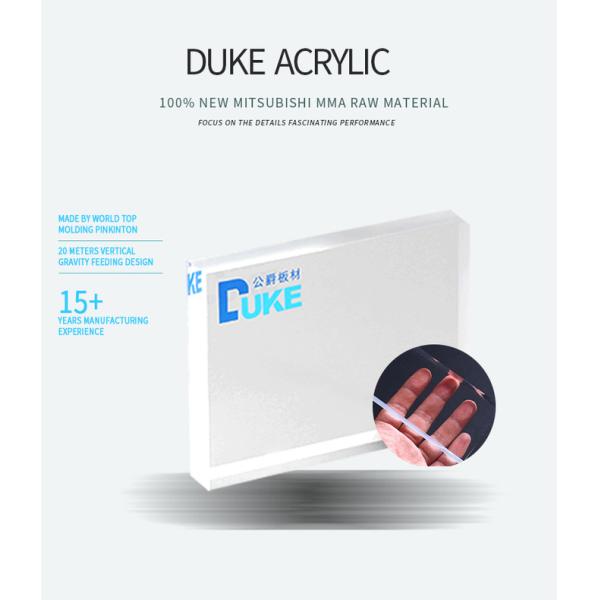 Food Grade Colored Customized Flat 1220x2440mm 4mm Cast Acrylic Sheet Display Box