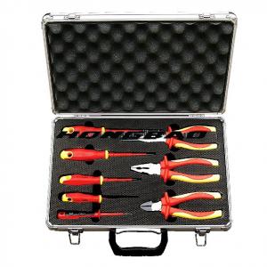 Quality Insulated VDE Tool Set 8 Piece Pack Ergonomic Grip Handle 1000v Insulated Screwdriver Set for sale