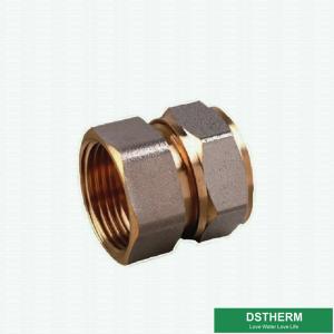 Quality Customized Equal Threaded Cross Fittings Compression Brass Fittings Screw Fittings For Pex Aluminum Pex Pipe for sale