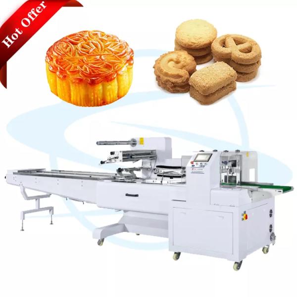 Food Biscuit Vegetables Horizontal Packaging Machine For Fastfood Noodles Fruit