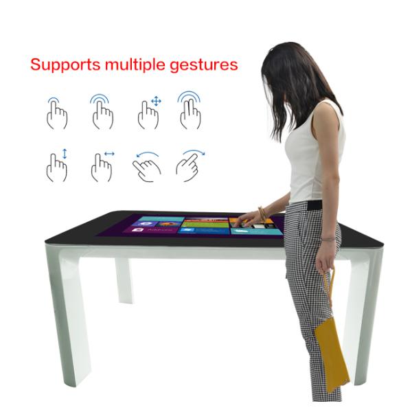 LCD Interactive Capacitive Digital Touch Screen Table For Game/Advertising/Exhibition Smart Touch Table