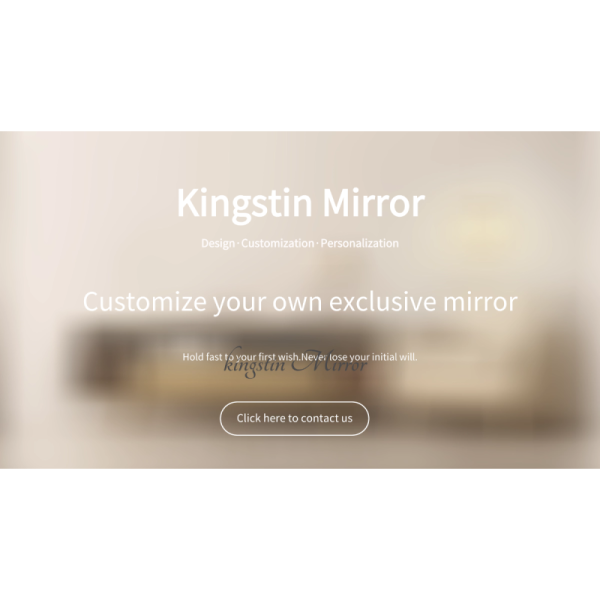 Kingstin Luxury Smart LED Tri-fold Mirror Bathroom Vanity Mirror with Bluetooth Music Anti-fog 3 Color Temperature Customizable