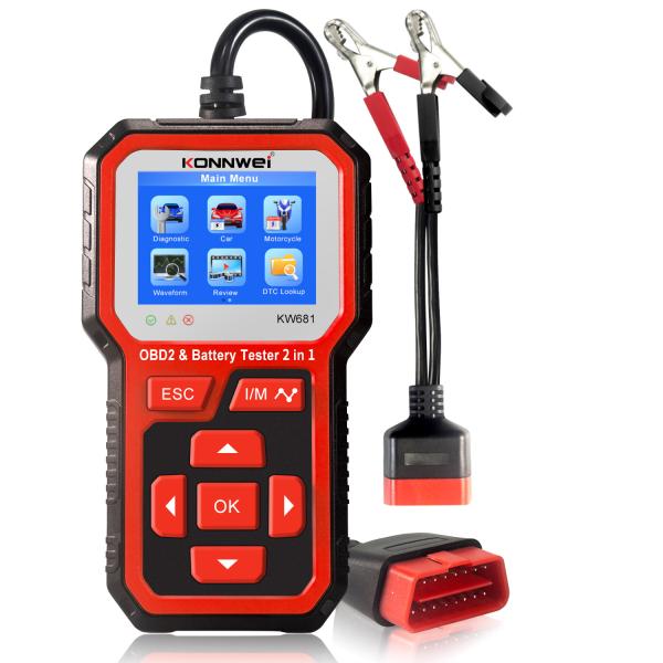 EGR System EFB AGM KONNWEI Battery Analyzer OBD2 Diagnosing