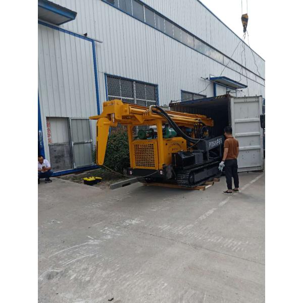 Winding Engine Water Well Drilling Rig With Electric Welding Machine 7000kg Weight