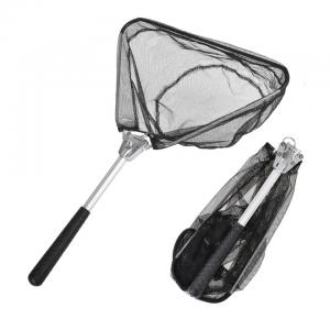 Quality 50CM Portable Fishing Tackle Set Foldable Durable Nylon Landing Fishing Net for sale