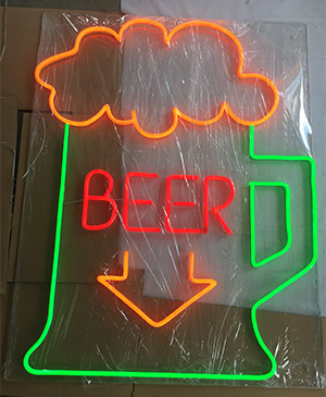 Mini 12V Led Neon Rope Light , Green Waterproof Led Flexible Neon Lights