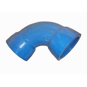 China Ductile Iron Double Socket Bend Fittings 22.5 Degree Bend Coated Bitume on sale