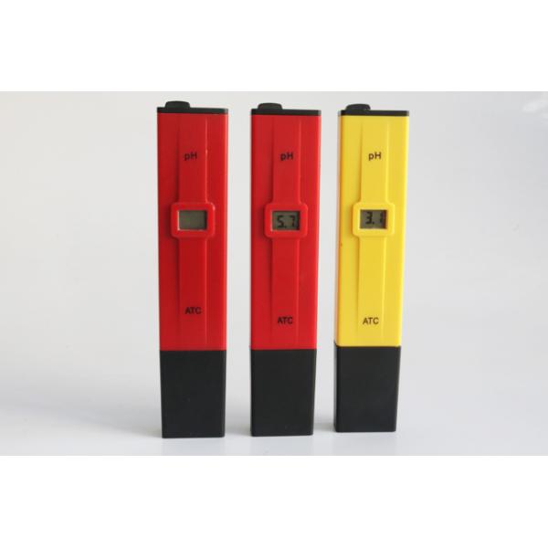 High Precision ATC PH Tester Pen Glass Electrode Anti Corrosion Plastic Shell