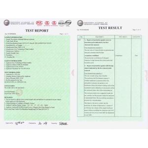 Key Technology ( China ) Limited Certifications