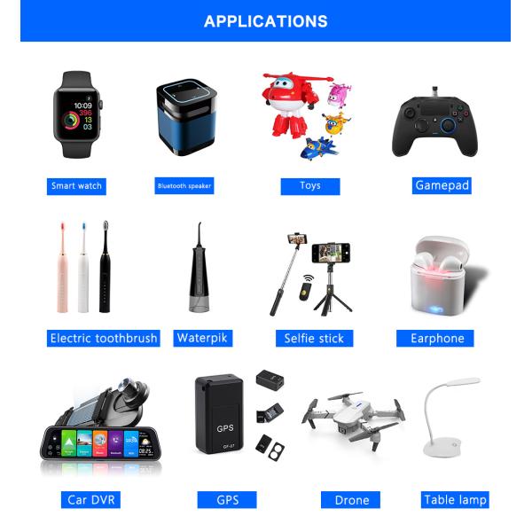 Rechargeable Battery Quality Lithium Polymer Batterie 602055 600mAh 3.7V Small Lithium Polymer KC Certified Battery
