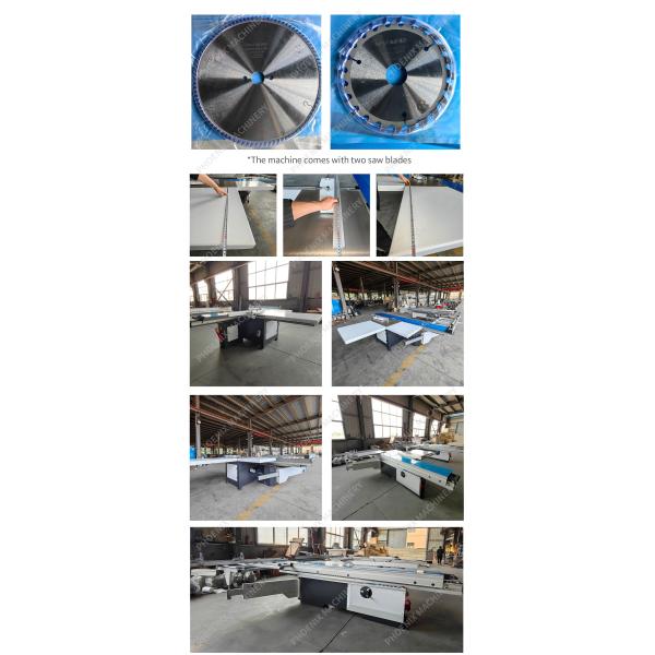 780 KG Weight MJ3200 45/90 Degree 3200mm Sliding Table Saw for Woodworking in Sawmill